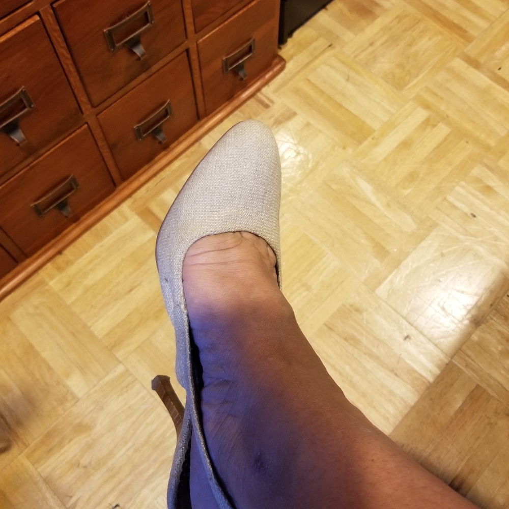 Open back shoes